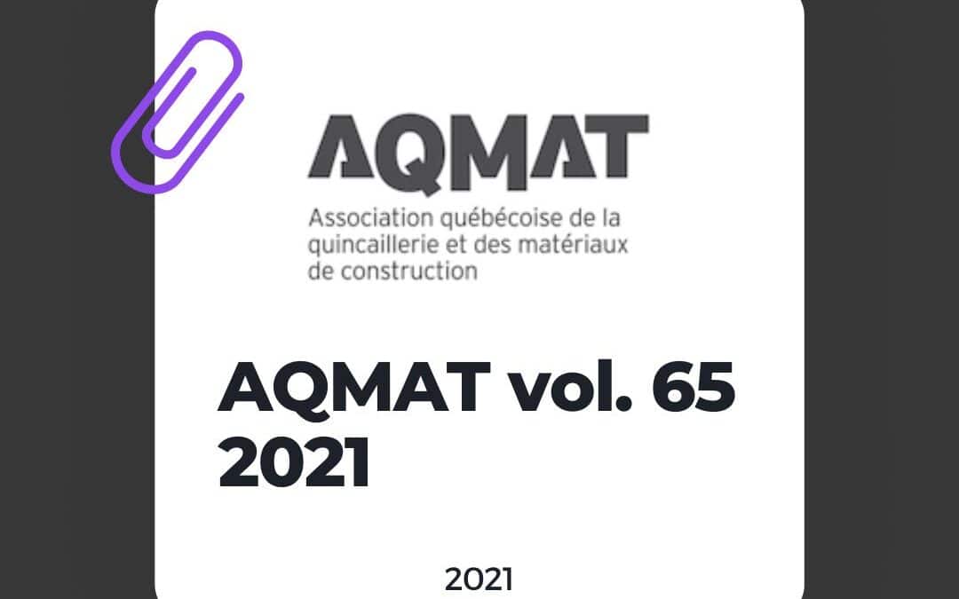 AQMAT Vol 65 2021