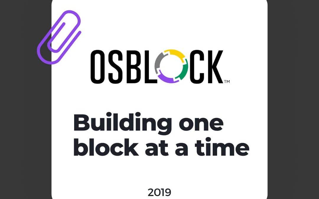 Building one block at a time