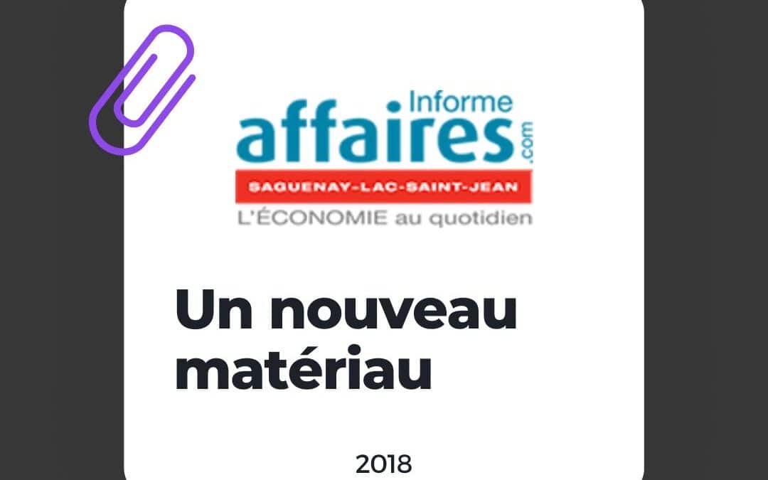 Un nouveau matériau