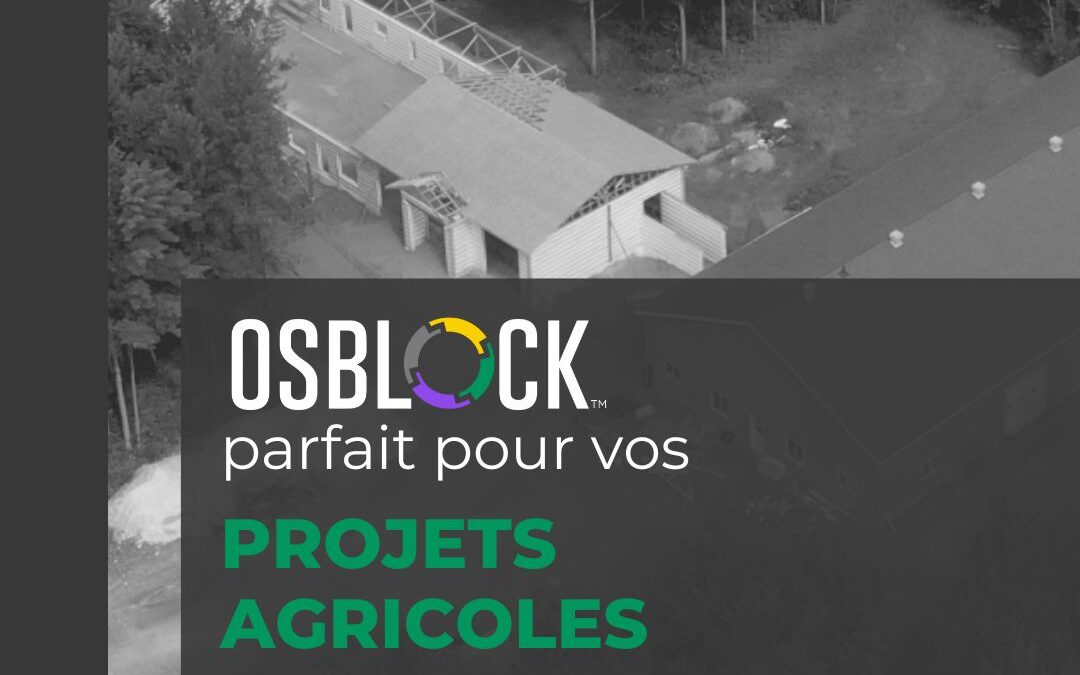 OSBLOCK™ est parfait pour construire vos projets agricoles