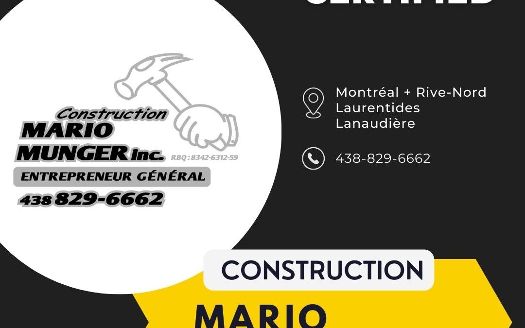 Construction Mario Munger